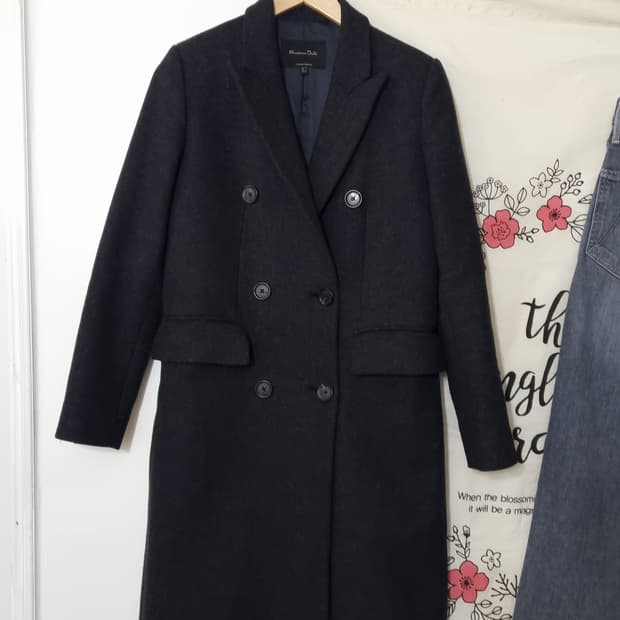 massimo Dutti 더블  울 롱코트 4