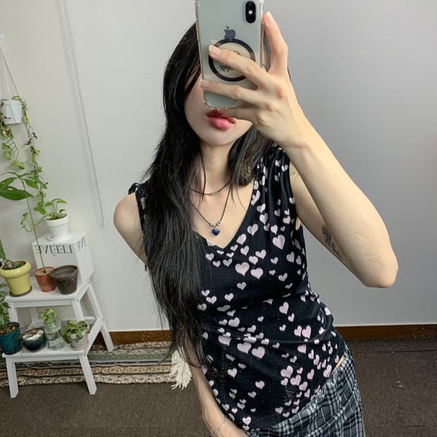 olive des olive 하트 슬리브리스