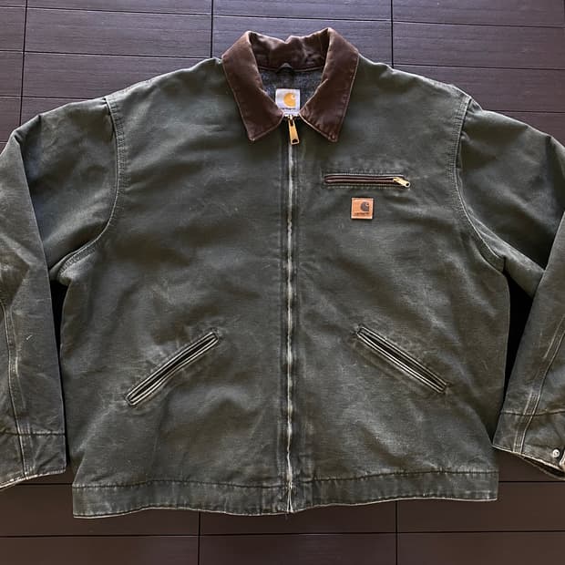 (XXL) 칼하트 j97 디트로이트 자켓 모스그린