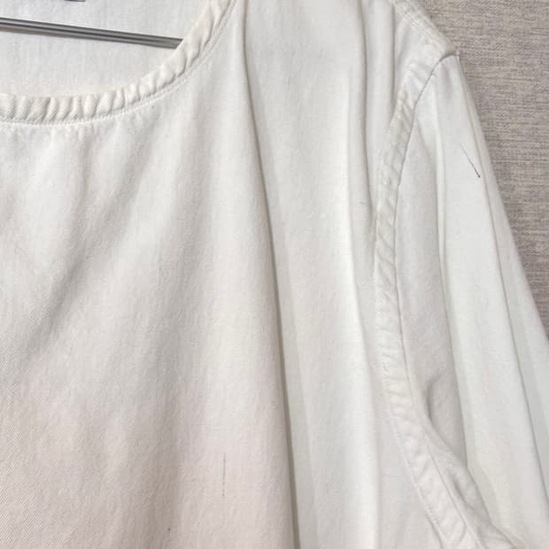 Oversized Cotton Top (Off-white)
