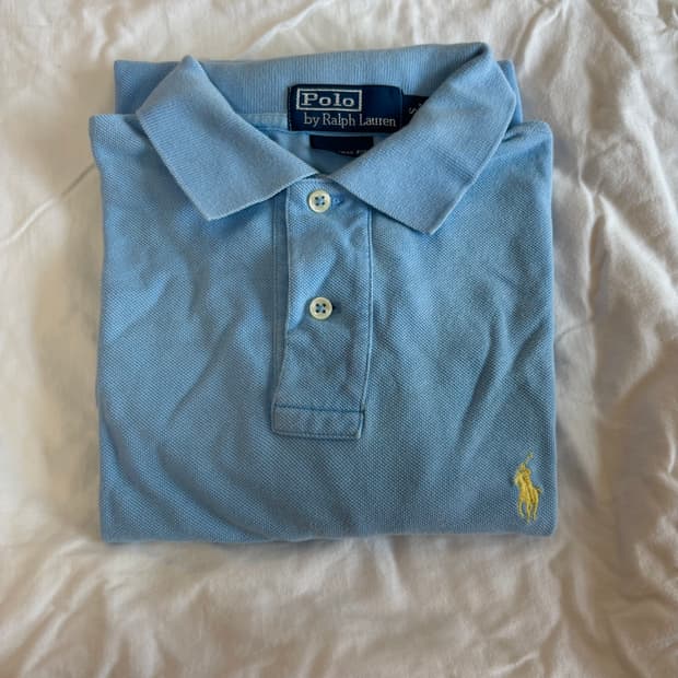 polo 폴로 랄프로렌 스카이블루 하늘색 옐로우 노랑 포니 카라티 