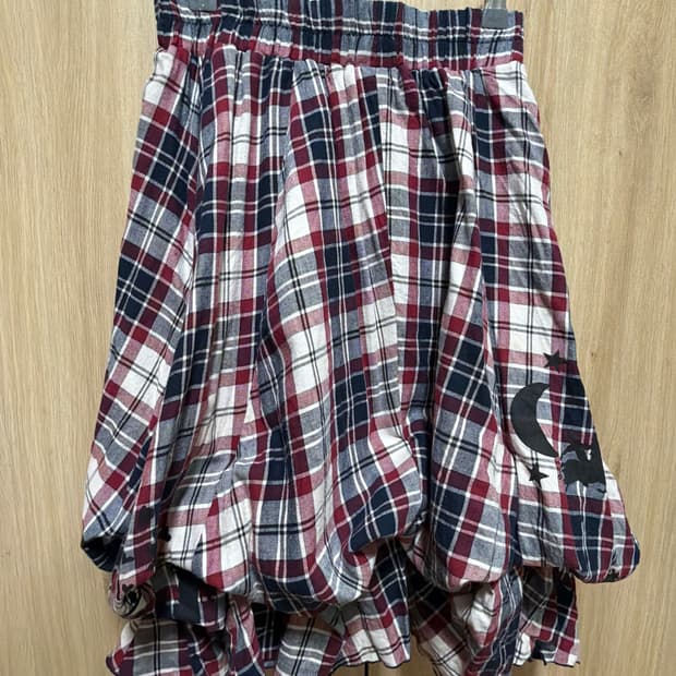 arrow 체크 모리걸 밴딩스커트 스즈코