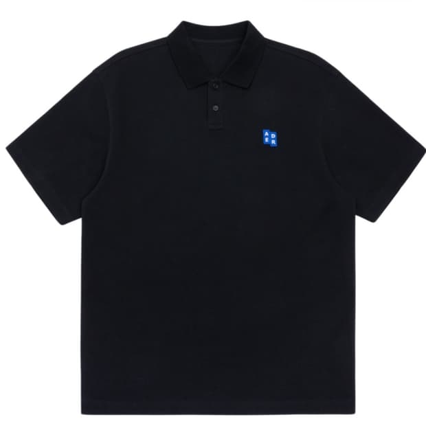 아더에러 시그니피컨트 TRS 태그 폴로 티셔츠 01 블랙 XL