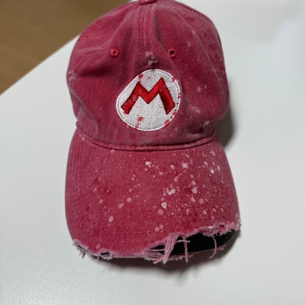 빈티지 마리오 캡