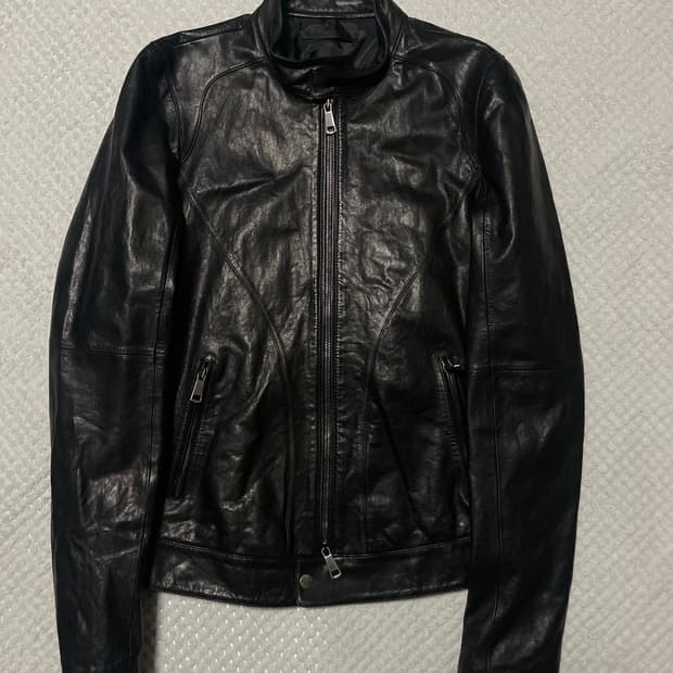 DOS A DOS 아티잔 무드 2WAY 램스킨 양가죽 레더 자켓