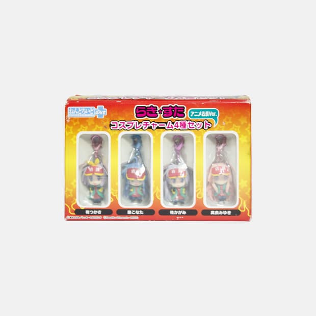 러키스타 럭키스타 넨도로이드 푸치 피규어 마스코트 챰 세트