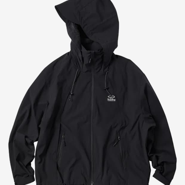 트래블 윙 오픈 윈드 브레이커 블랙