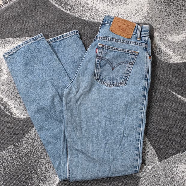 리바이스 빈티지 550 여성용 테이퍼드 데님 27