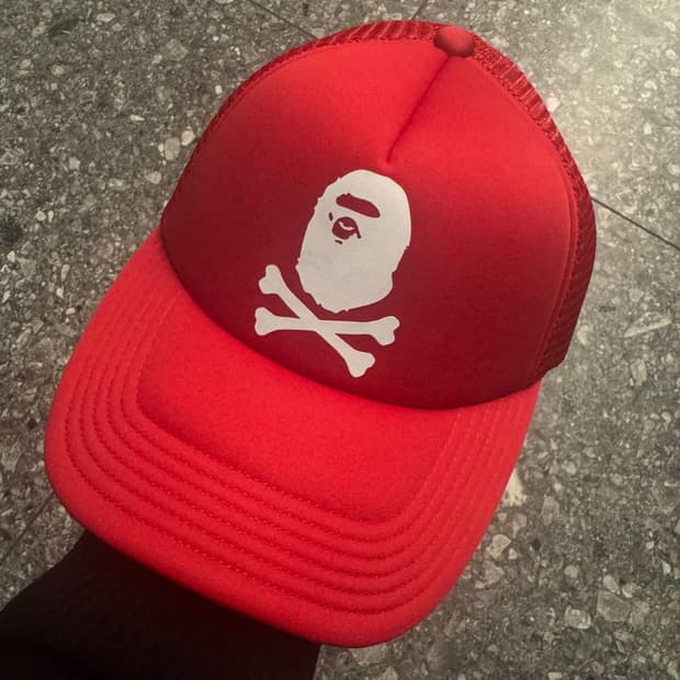 베이프 사루 크로스본 메쉬 캡 새상품 처분 