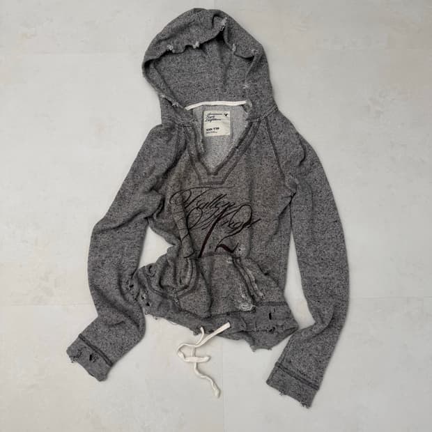 브이넥 812프린팅 후드