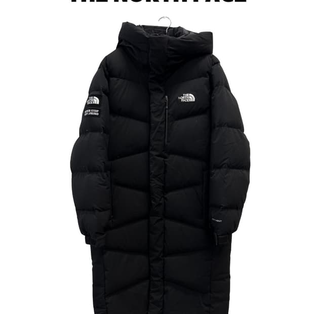 노스페이스 스노우시티 다운 코트 블랙