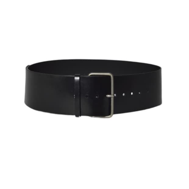앤드뮐미스터 블랙 레더 벨트