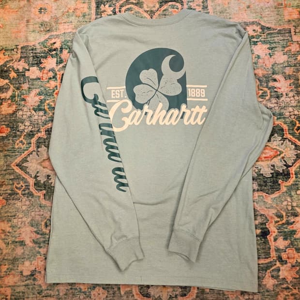 칼하트(Carhartt) 루즈핏 헤비웨이트 롱슬리브 티셔츠