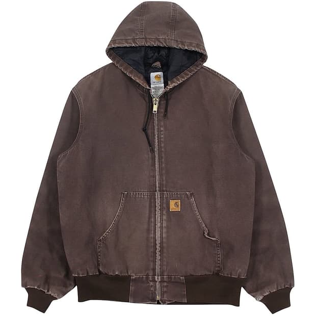 2010 칼하트 J280 DKB 덕 액티브 자켓 다크브라운 빈티지