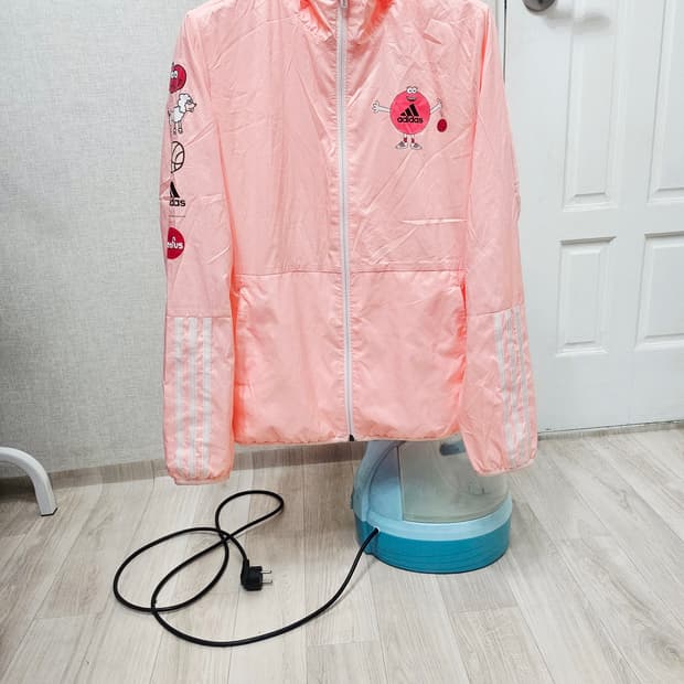 (90)S ♡딸기우유♡ 아디다스 YG클레오 백로고 [연핑] 바람막이