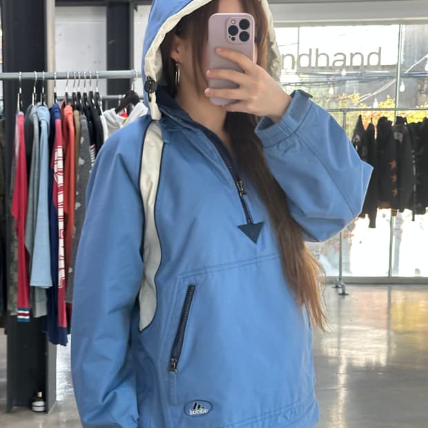 아디다스 90s올드스쿨 아노락스키점퍼 소라