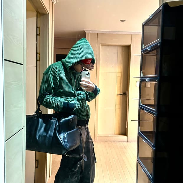 Kravitz 3D Wapple Pattern Hoodie Jacket