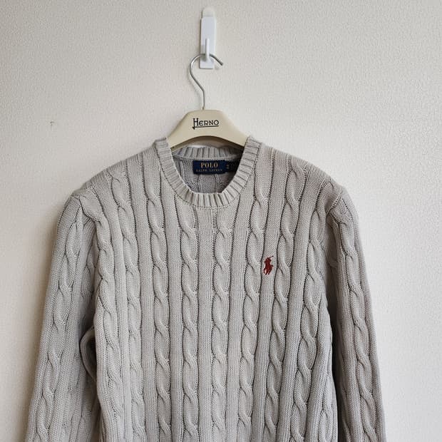 폴로랄프로렌 케이블니트 (M