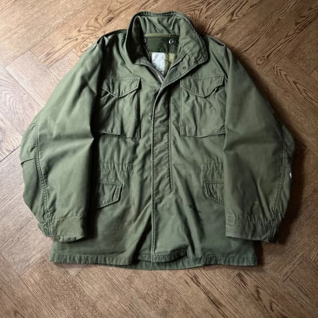 [S]70's 오리지널 U.S ARMY 2세대 M65 필드자켓 내피포함