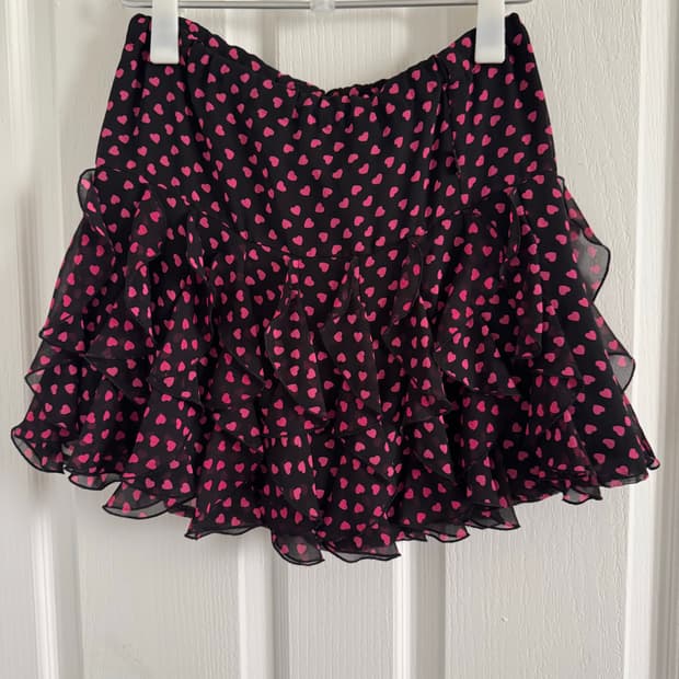 mezzo piano heart skirt