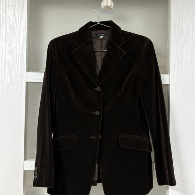 벨벳 브라운 자켓