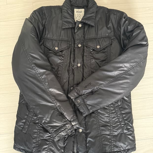 리바이스 덕다운 웨스턴 셔츠패딩자켓XL
