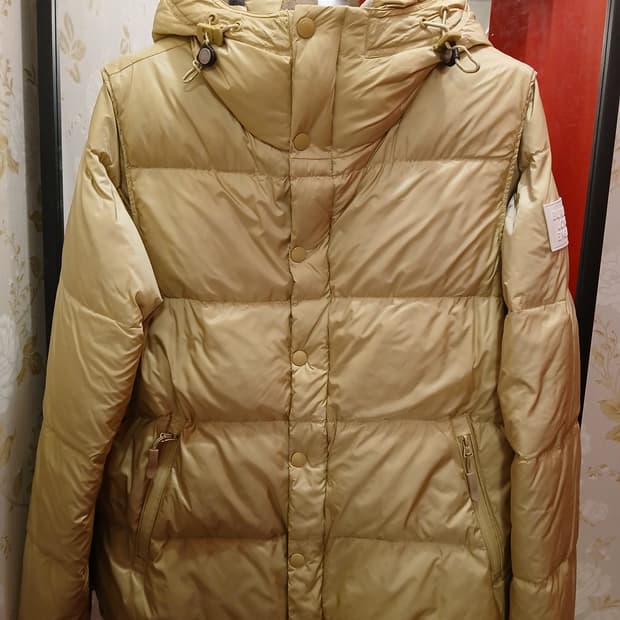 7/16 버버리 런던 디태처블 슬리브 후드 푸퍼 패딩 3XL