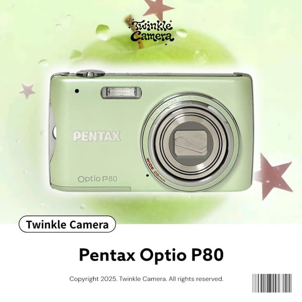 (희귀🍈) Pentax Optio 펜탁스 옵티오 P80
