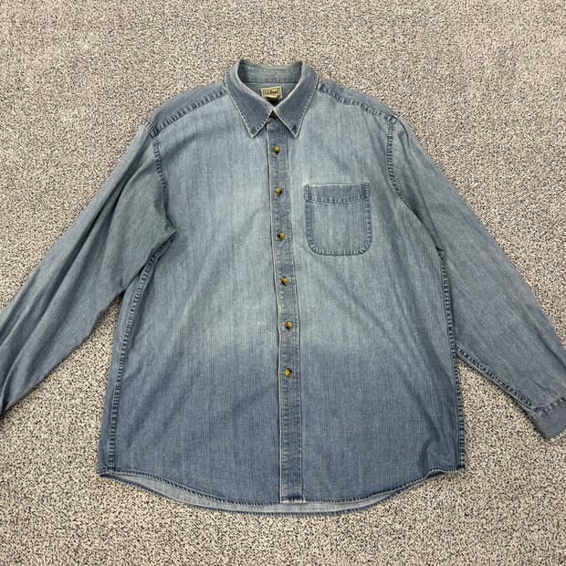 엘엘빈 90s 데님셔츠