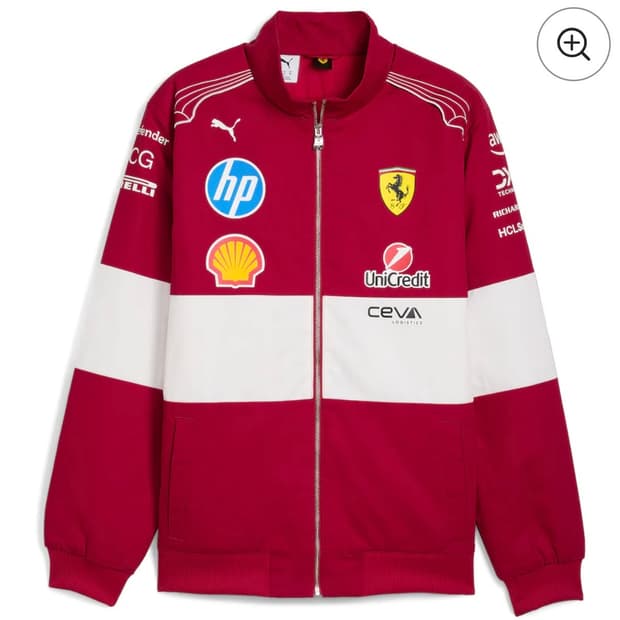 스쿠데리아 페라리 f1 2025 팀 레이싱 자켓