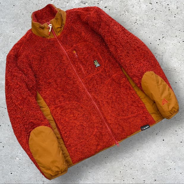 [L] 그레고리 플리스 자켓 오렌지 폴라텍 D64