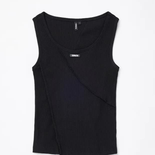 마뗑킴 슬리브리스 나시 ribbed slim sleeveless