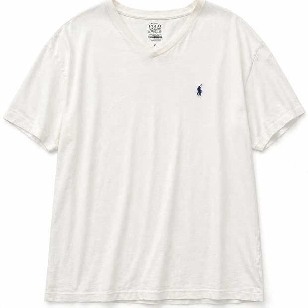 폴로 랄프로렌 화이트 반팔티 XL