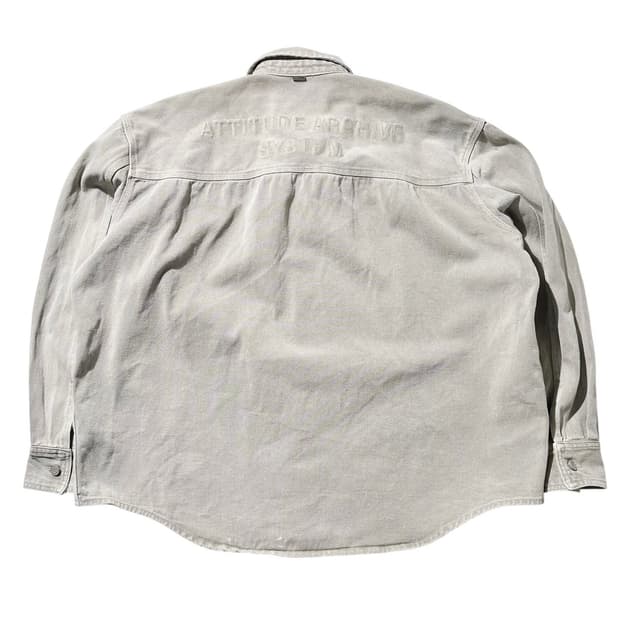 22fw 시스템옴므 백로고 데님 셔츠