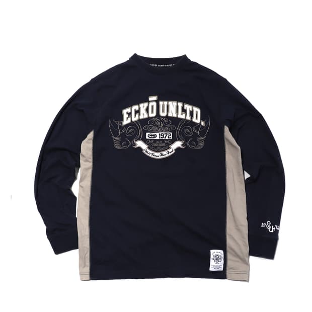 ECKO UNLTD 배색 롱 슬리브 size L