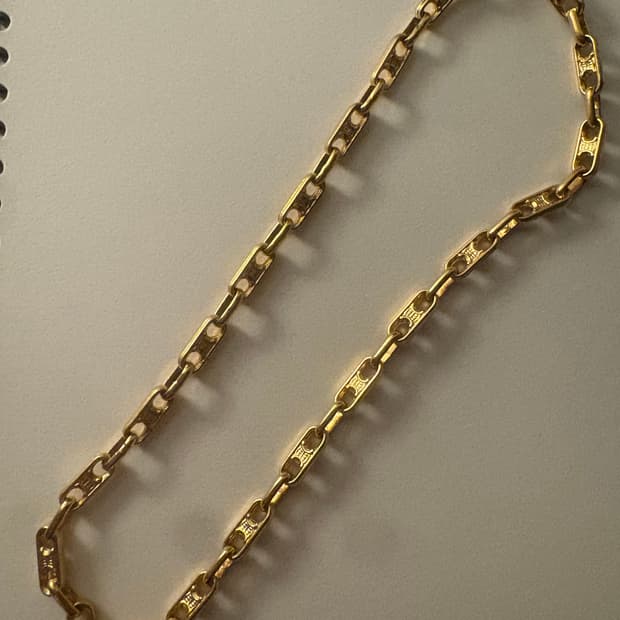 셀린느 마카담 체인목걸이