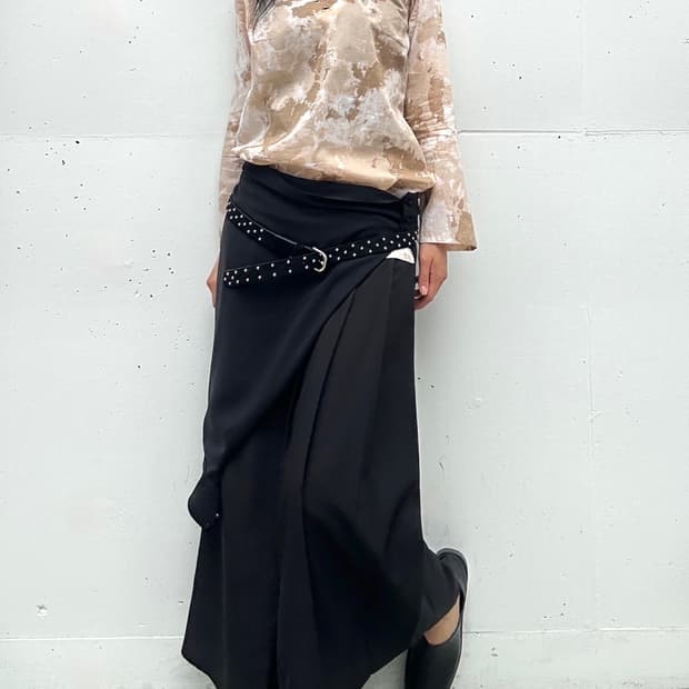 MICHAEL KORS flage pattern punching top