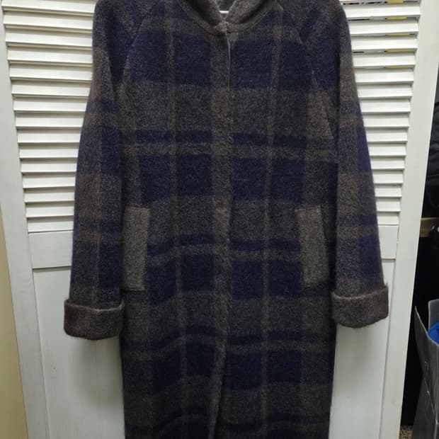 키이스 울 니트 코트