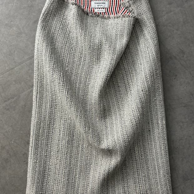 Thom Browne 톰브라운 트위드 미디 스커트