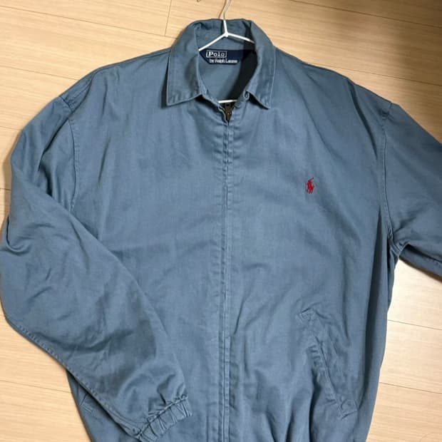 폴로 코튼 해링턴 자켓 스윙 워크