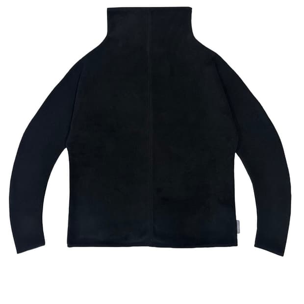 지초이 FLEECE LONG SLEEVE (BLACK)