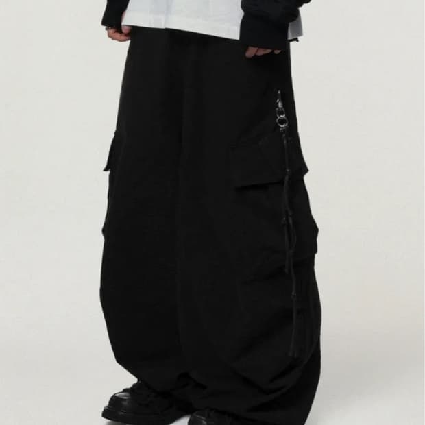 아이돈워너셀 Andy Twill Balloon Cargo Pants