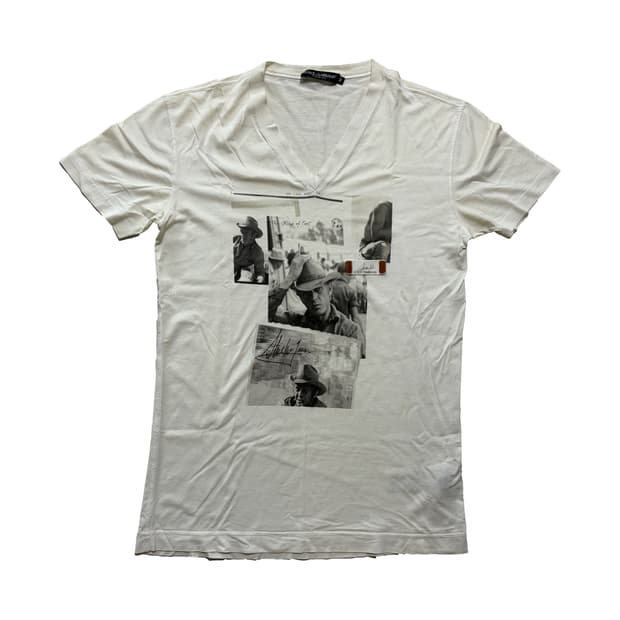 2010s 돌체앤가바나 스티브맥퀸 티셔츠