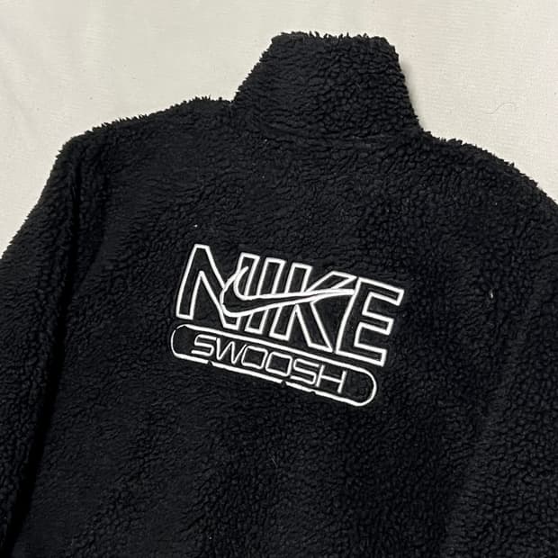 S 나이키 셰르파 블랙 플리스