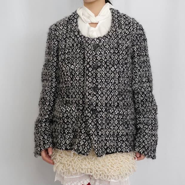 꼼데가르송 트위드 재킷