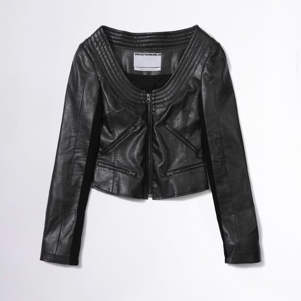 스컬프터 레더 자켓