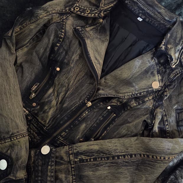 골드워싱 빈티지 자켓 XS