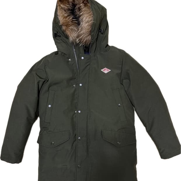 단톤 롱패딩 올리브 다운