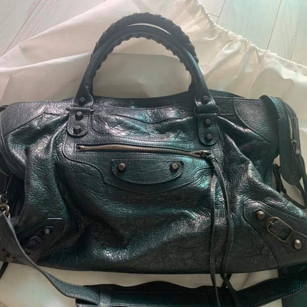 발렌시아가 모터백 라지 정품