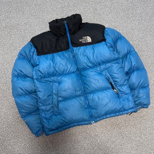 노스페이스 블루 패딩